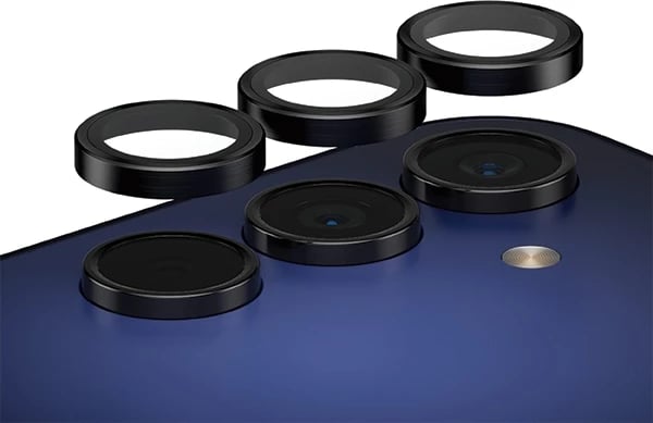 Mbrojtës kamere PanzerGlass Hoops për Samsung Galaxy A15/A15 5G, Kornizë e zezë