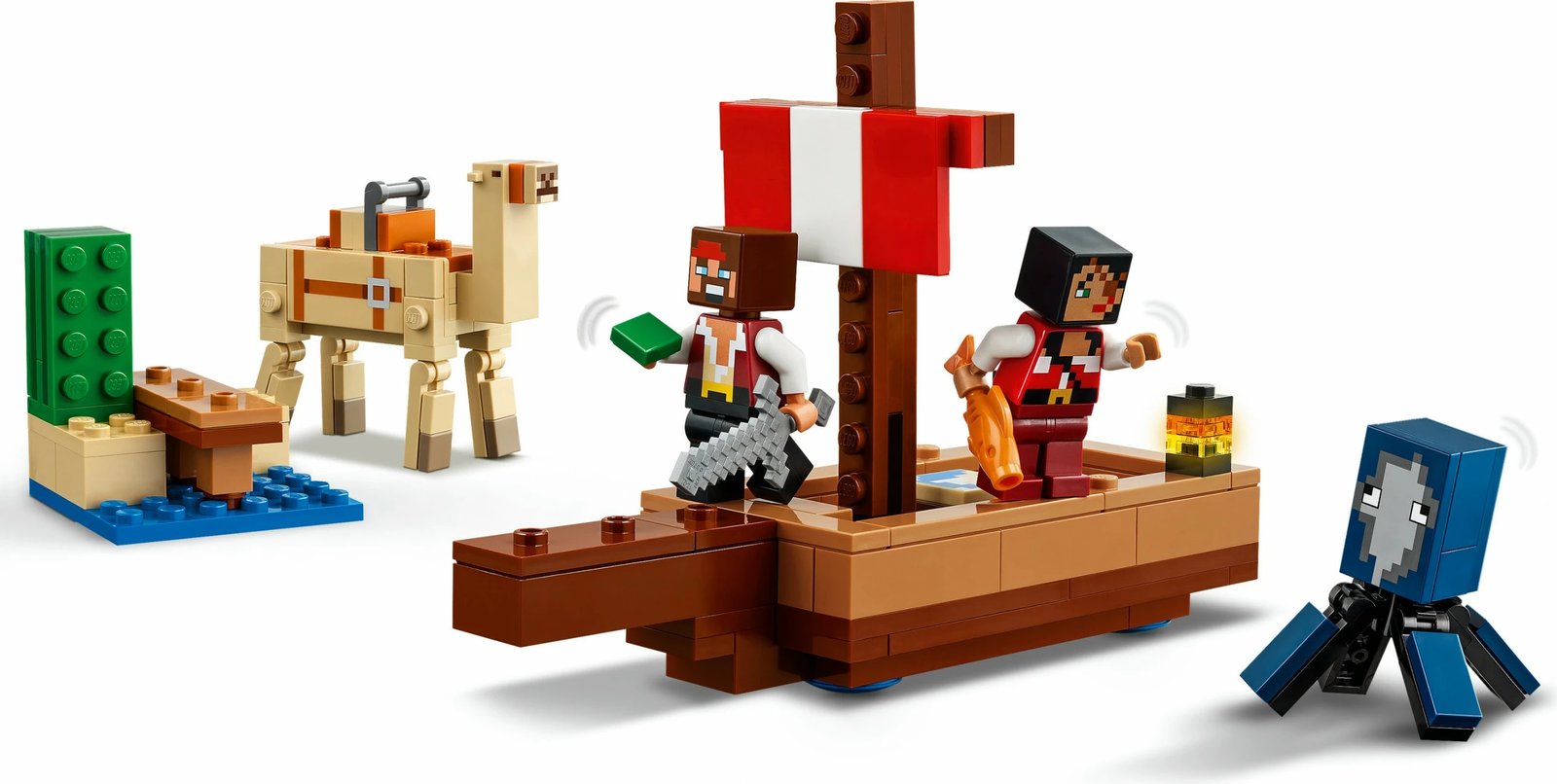 Set LEGO Minecraft 21259 Pirate Ship Voyage