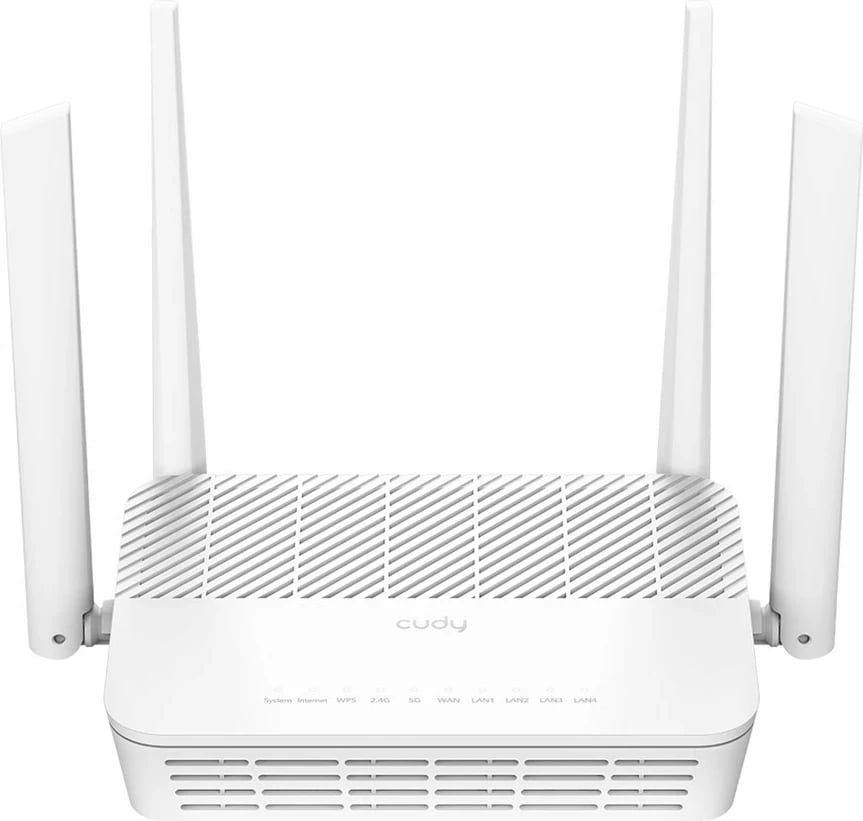 Router CUDY WR3000H Wi-Fi 6, 2,4GHz/5GHz, Bardhë