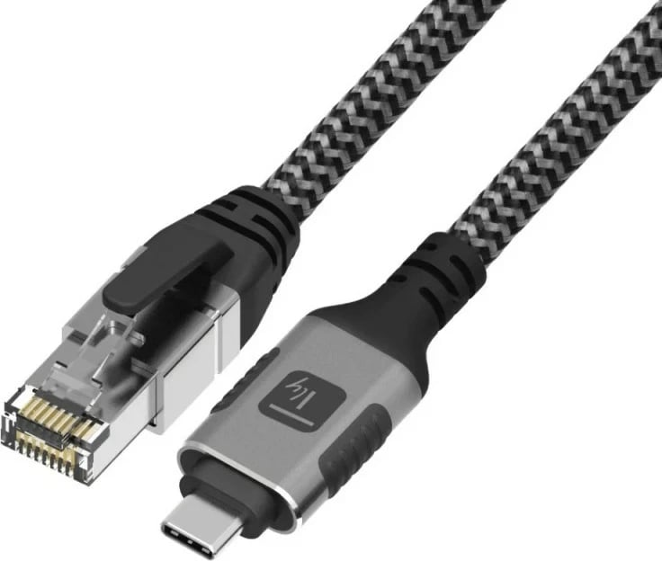 Kabëll USB-C në Ethernet Gigabit TECHly ICOC U3C-RJ45-030, 3m