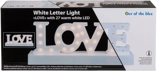 Dritë-shenjë OUT OF THE BLUE Love me 27 LED