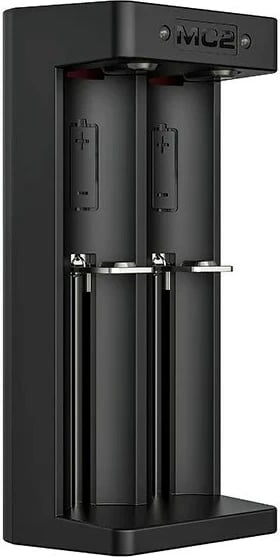 Karikues baterish XTAR MC2C, Li-ion 18650, 2 vende, USB-C, Zi