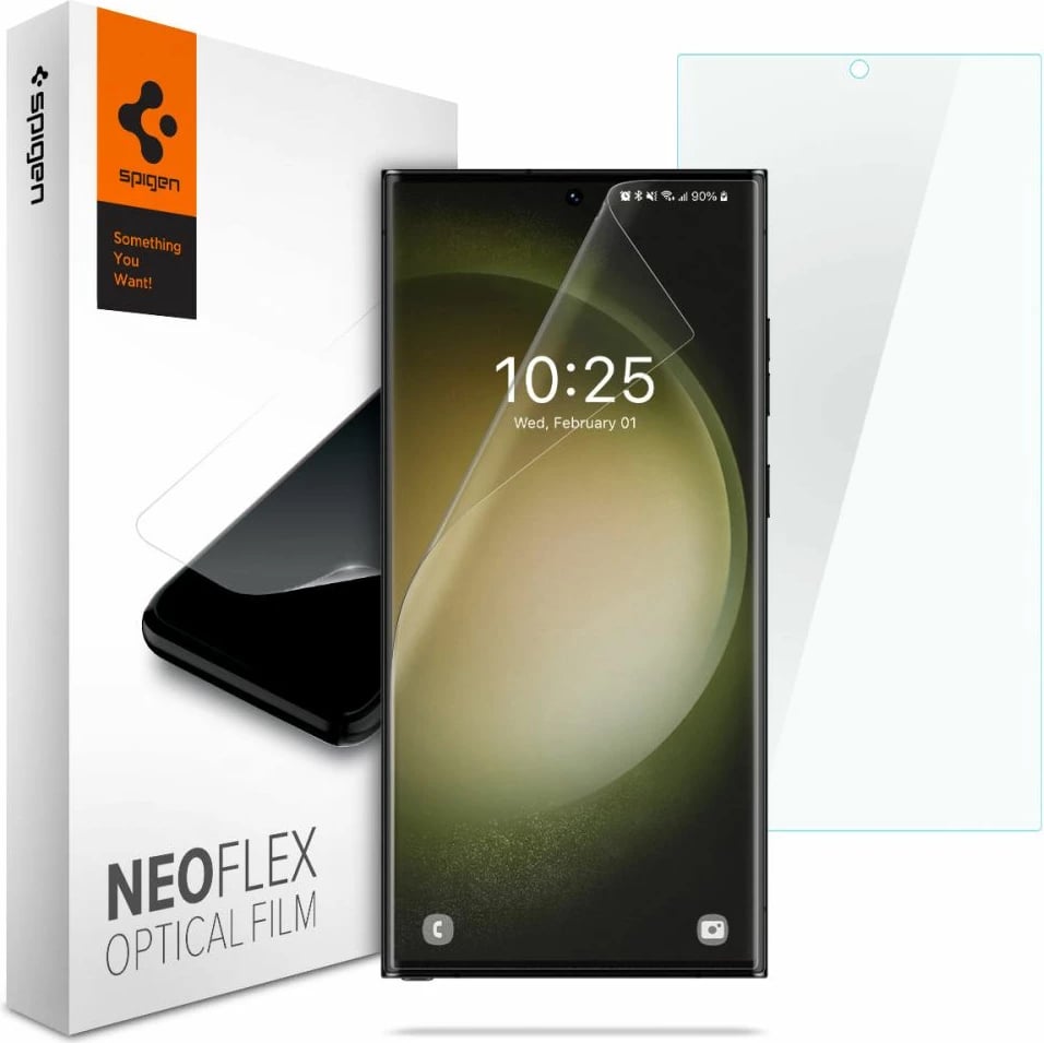 Folie mbrojtëse Spigen Neo Flex për Samsung Galaxy S23 Ultra, 2 copë Folie mbrojtëse Spigen Neo Flex për Samsung Galaxy S23 Ultra, 2 copë