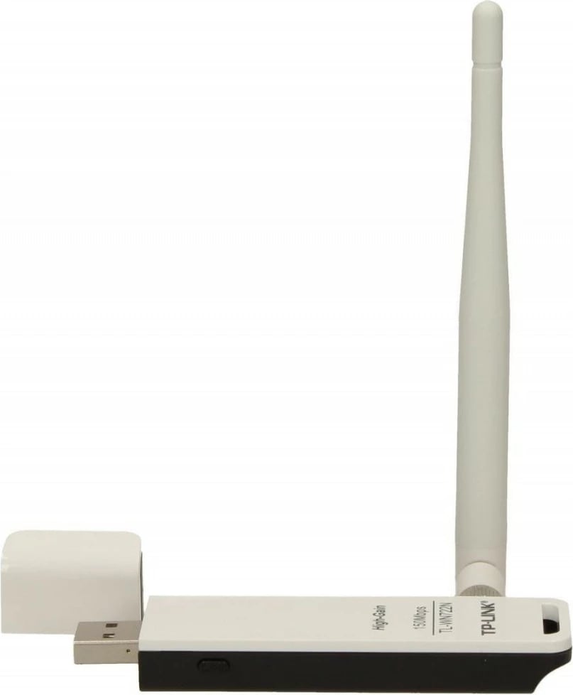 Kartë rrjeti WiFi USB TP-LINK TL-WN722N, 150 Mbps, antenë 4 dBi, e bardhë