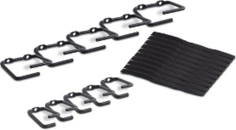 unaza menaxhimi kabllosh, APC NetShelter AR8113A, për rafte rrjeti, e zezë, set 5+5