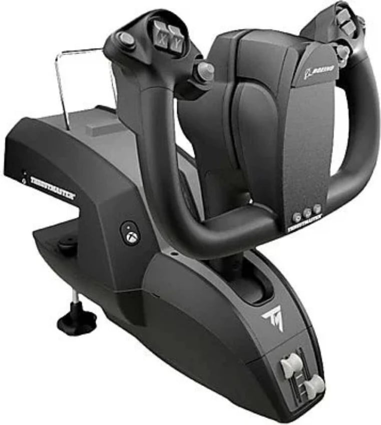 Kontroller fluturimi Thrustmaster TCA Yoke Boeing Edition 4460209, e zezë
