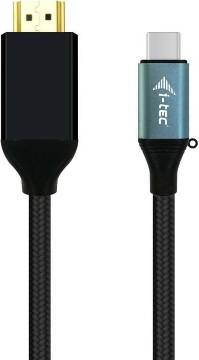 Adapter USB-C në HDMI i-tec C31CBLHDMI60HZ, 1.5m, 4K, Zi/Blu