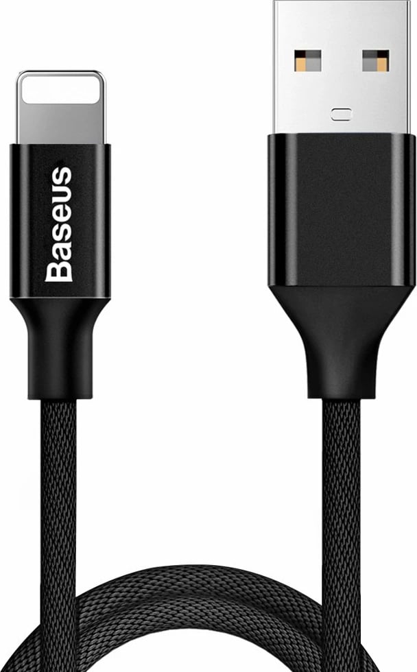 Kabllo Baseus Yiven USB në Lightning, 1.2m, e zezë