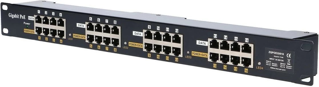 PoE Injector Extralink EX.2008, 16 porta Gigabit, i zi