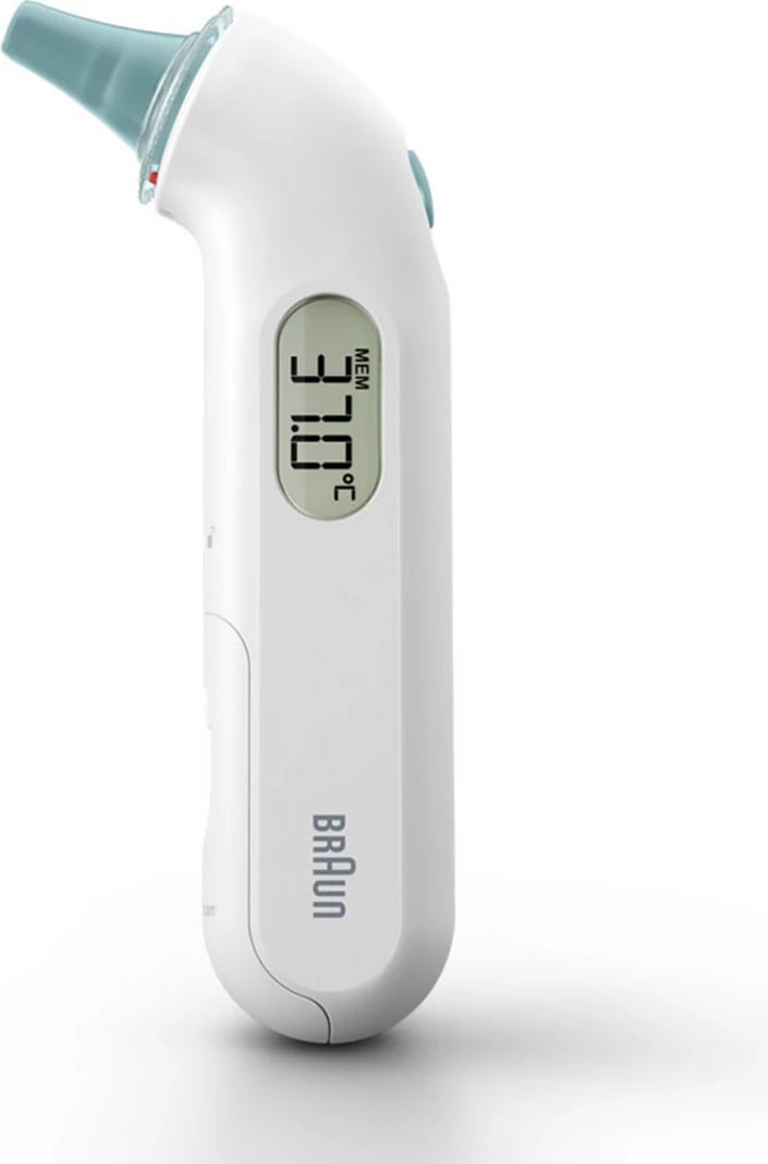 Termometër klinik, Braun, IRT3030WE, digjital për vesh, i bardhë