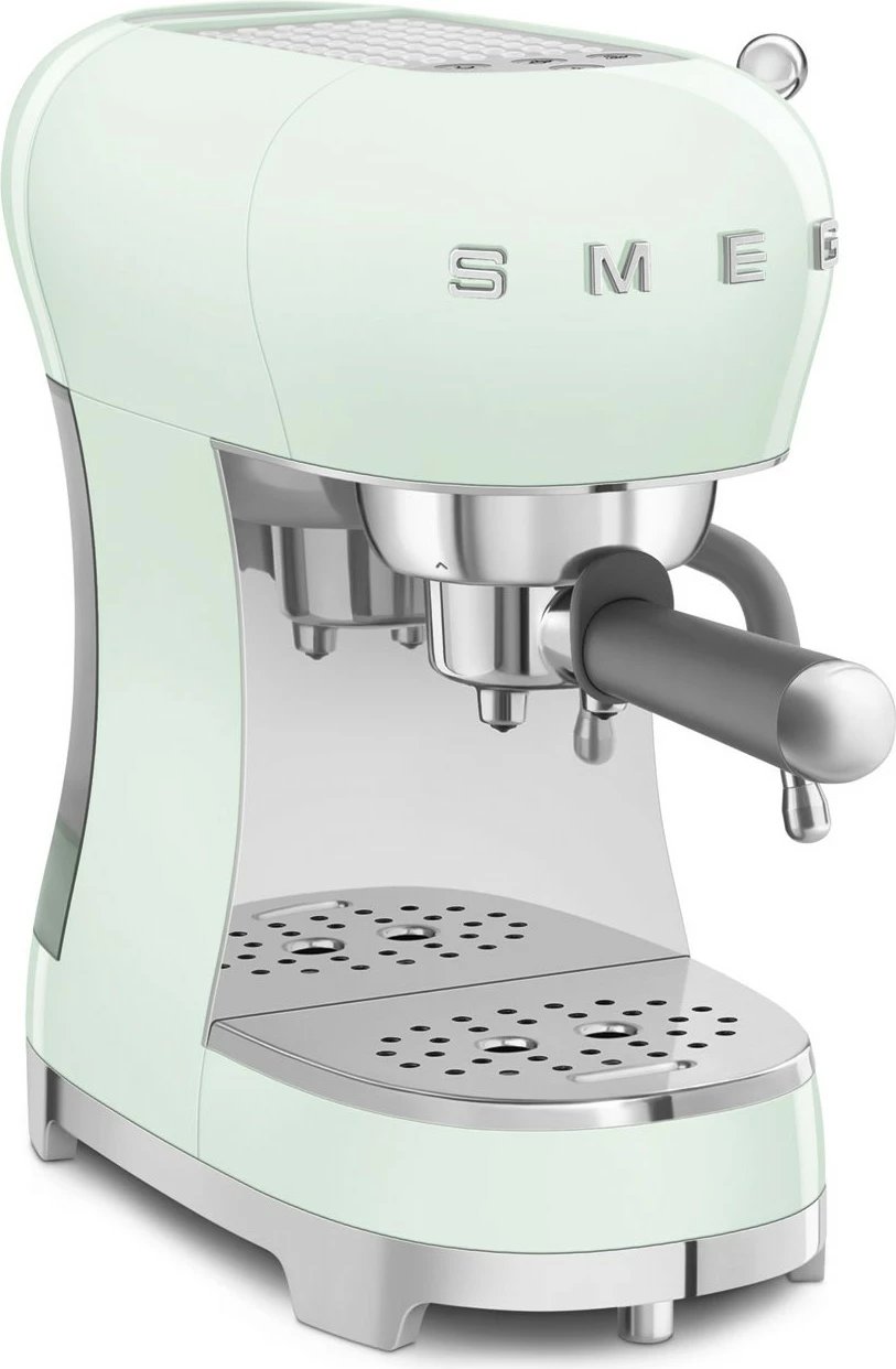 Aparat espresso SMEG ECF02PGEU, 1.1L, 15 bar, jeshil