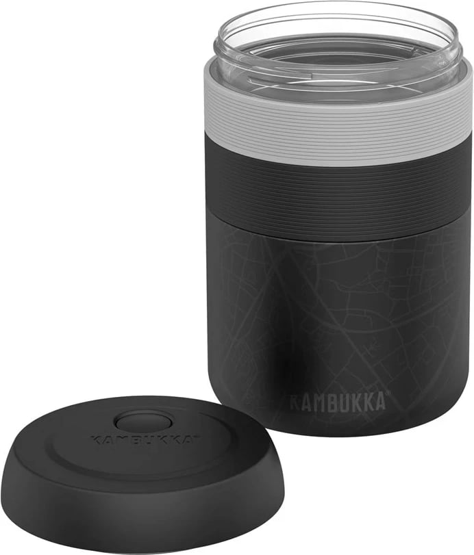 Enë termike Kambukka Bora Micro Compartment, 400 ml, e zezë