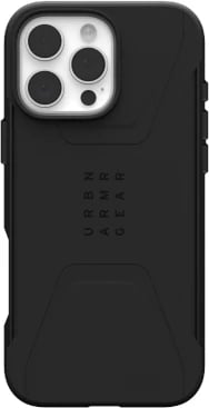Mbështjellës UAG Civilian MagSafe për iPhone 16 Pro Max, Zi