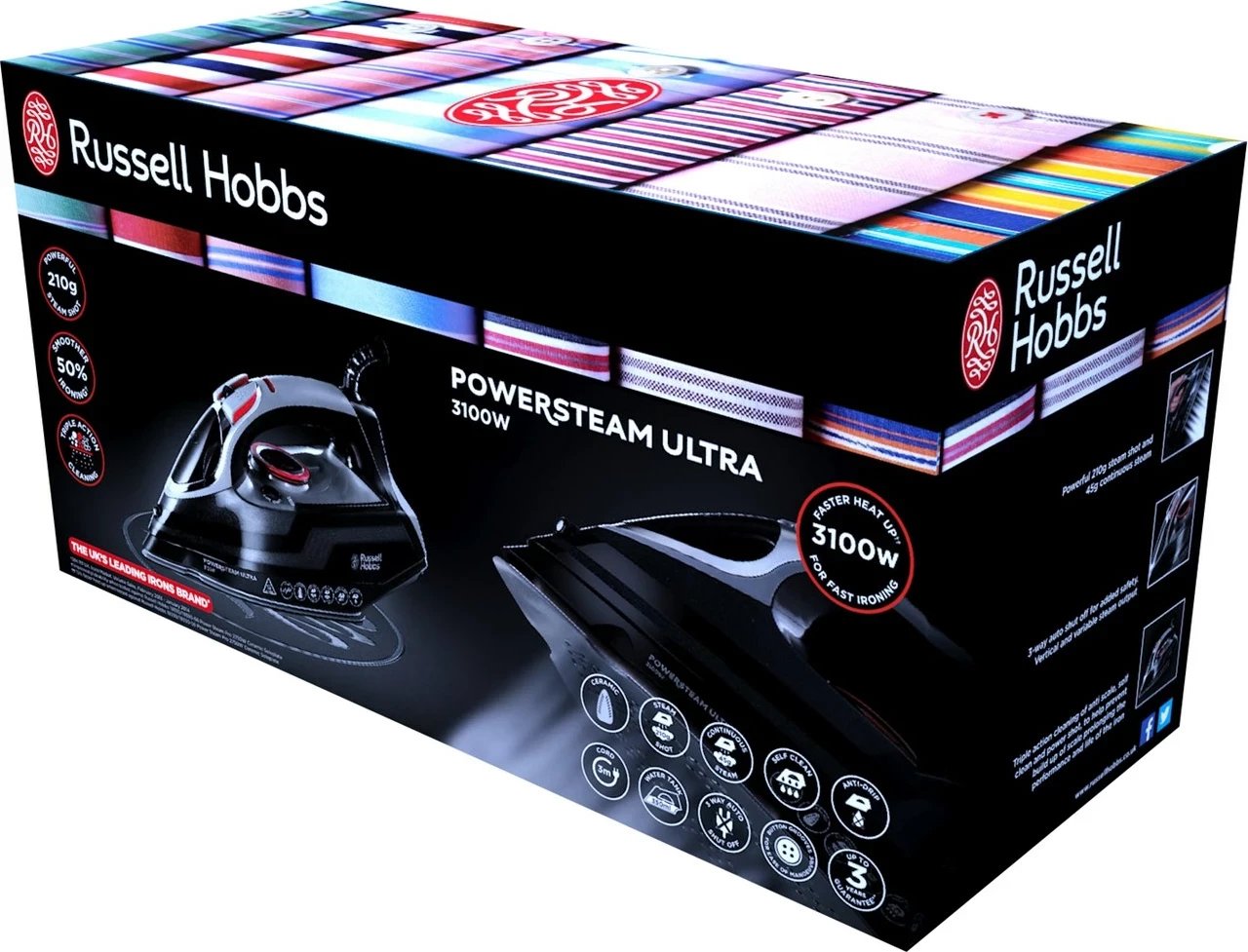 Hekur Russell Hobbs 20630-56, 3100W, i zi