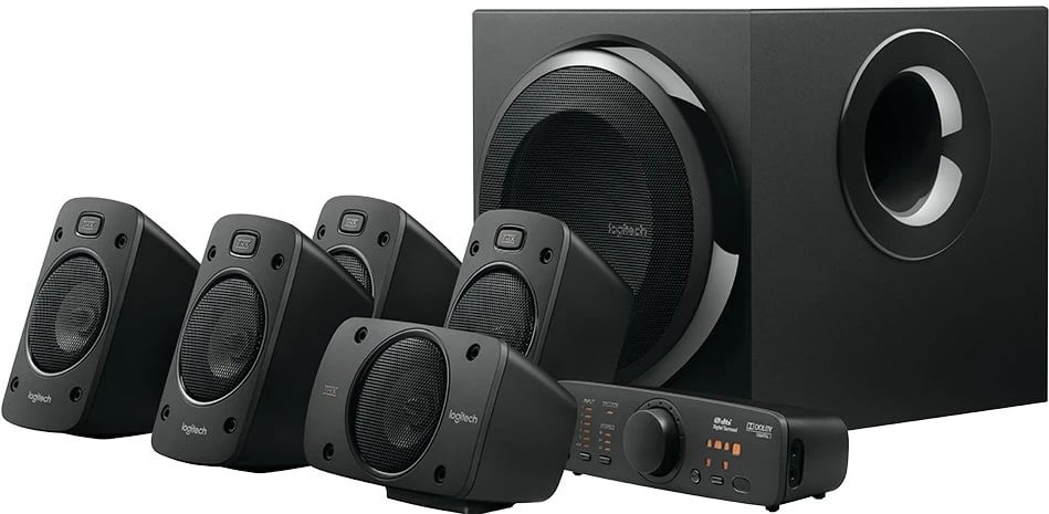 Logitech Surround Sound Speakers Z906 500 W Black 5.1 channels Logitech Surround Sound Speakers Z906 500 W Black 5.1 channels