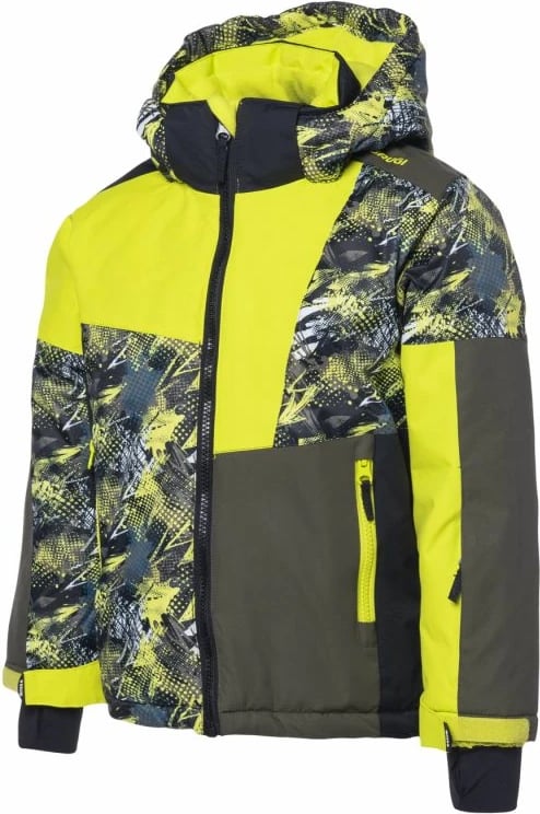 Jakne ski për fëmijë Brugi, e verdhë