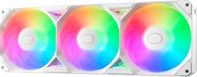 Ventilatorë Cooler Master SickleFlow Edge 360 ARGB, të bardhë, set prej 3 copë