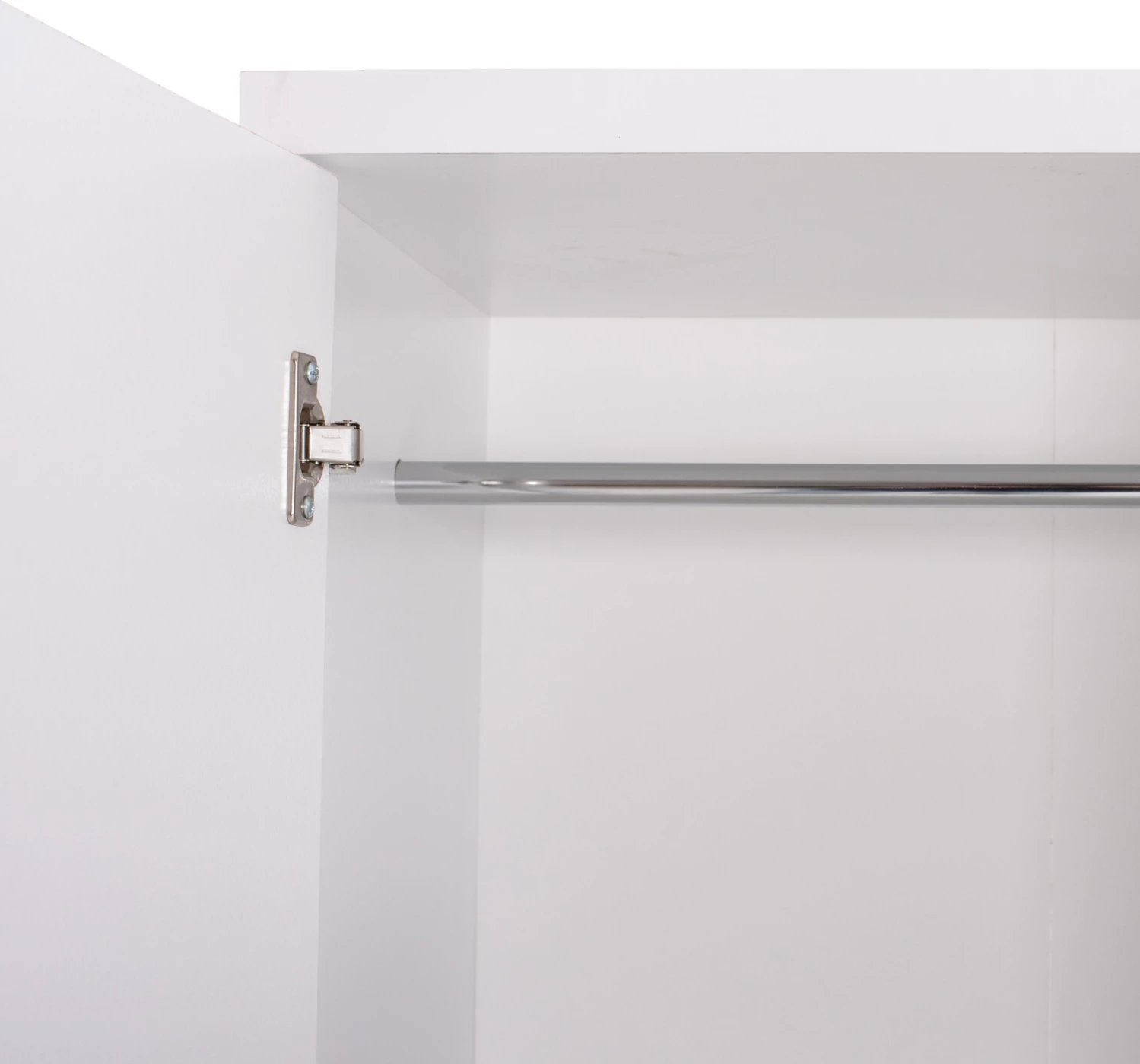Dollap BAILEY FH337.05 2-dyer 3 rafte melamine, ngjyrë e bardhë, 60x43x181 cm