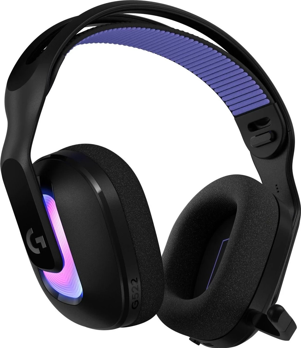Kufje Logitech G522, wireless, Bluetooth 5.3, mikrofon, e zezë