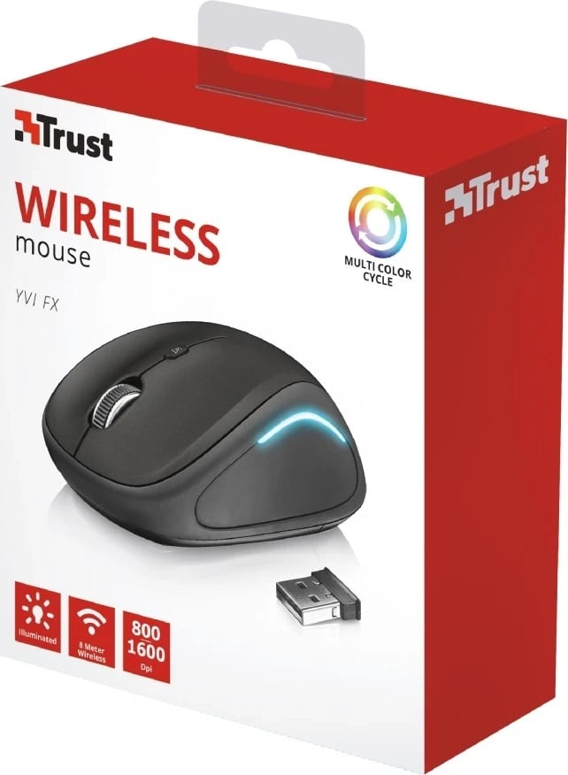 Mausi wireless Trust Yvi FX, i zi