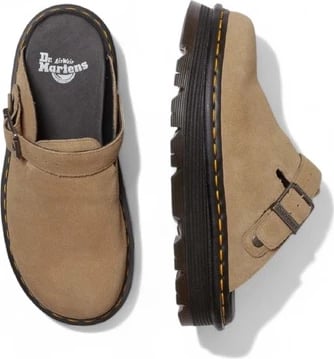 Papuqe Dr. Martens femra, beige