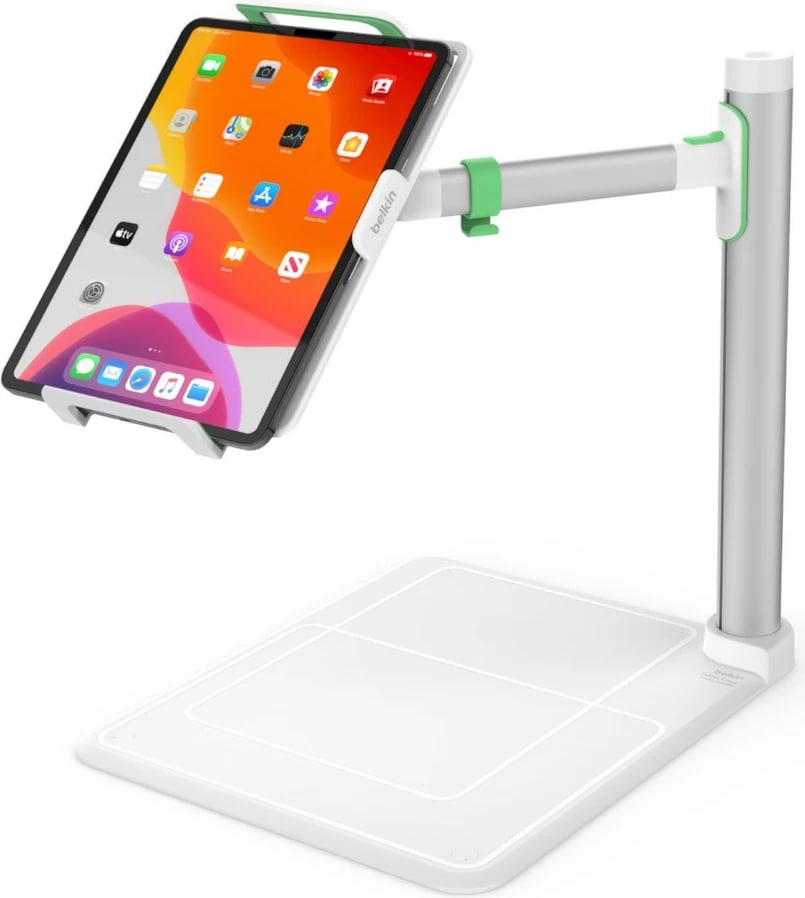 Qëndrim multimedial Belkin EDC001, për tablet, 7-12.9 inç, i bardhë