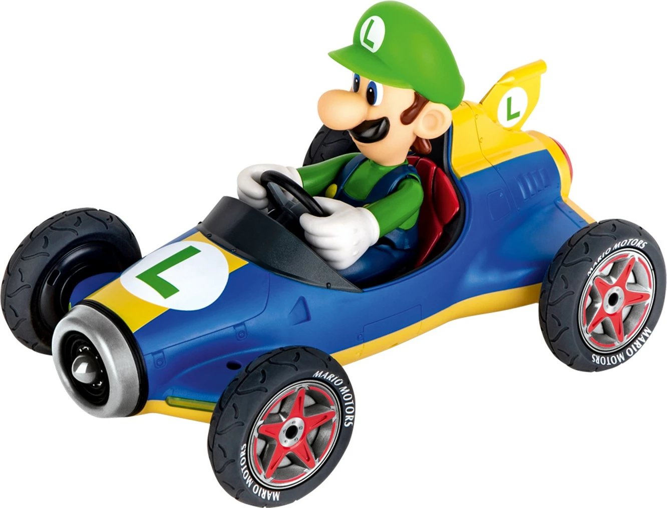Buggy Carrera RC Mario Kart Mach 8 Luigi, 1:18, 700 mAh, Blue/Green/Yellow