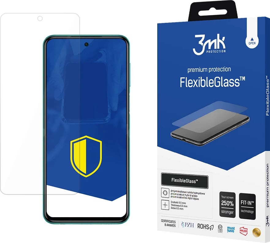 Mbrojtës ekrani 3mk FlexibleGlass për Xiaomi Redmi Note 9 Pro, Transparent