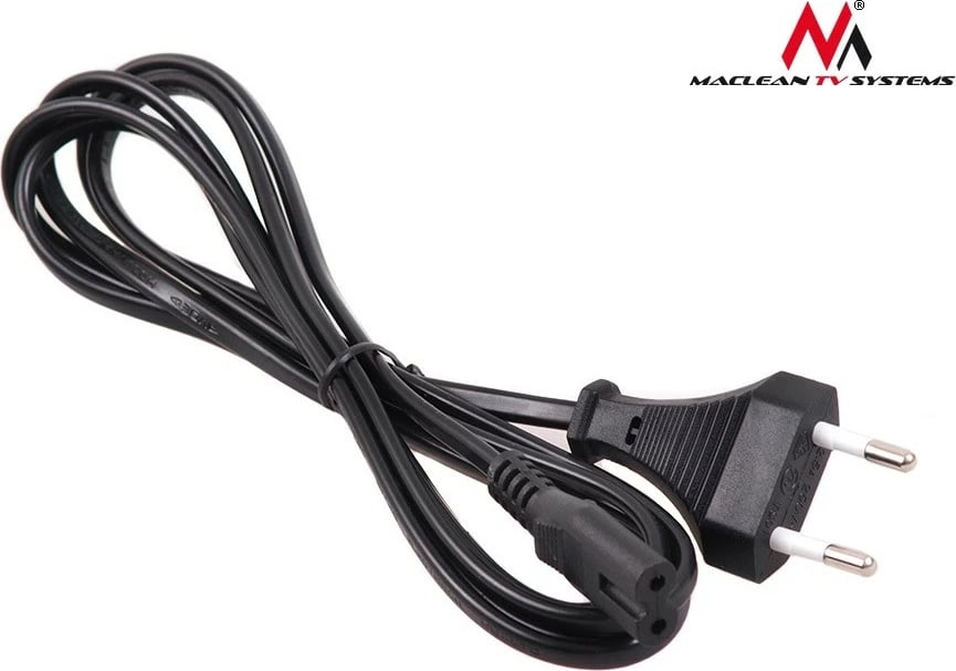 Kabllo rryme Maclean MCTV-810, 3m, 2 Pin, e zezë