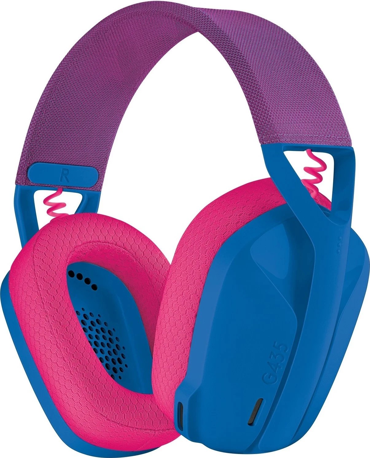 Kufje gaming Logitech G435, wireless, Bluetooth, radio, blue-pink