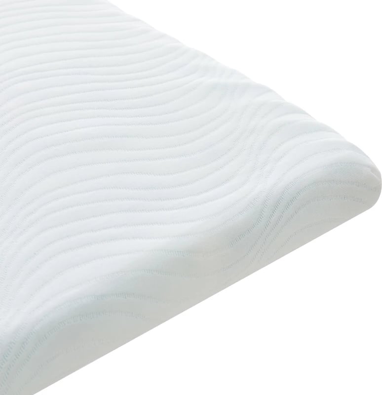 Top Casmeriane roll pack, ngjyrë e bardhë, material memory foam, 100x200x5cm