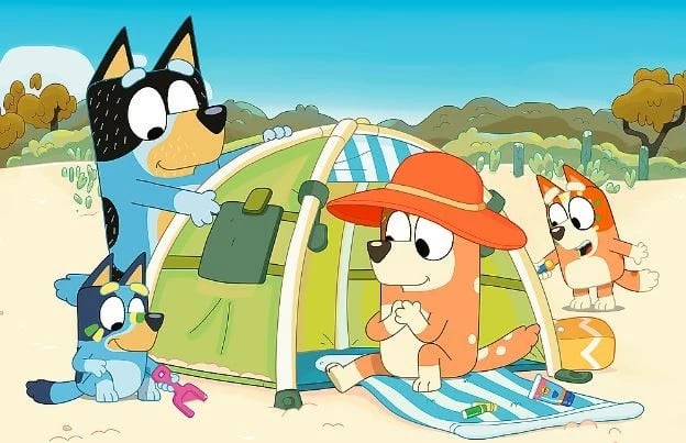 Puzzle për fëmijë Trefl Bluey Wonderful World, 24 pjesë, 50x35cm Puzzle për fëmijë Trefl Bluey Wonderful World, 24 pjesë, 50x35cm