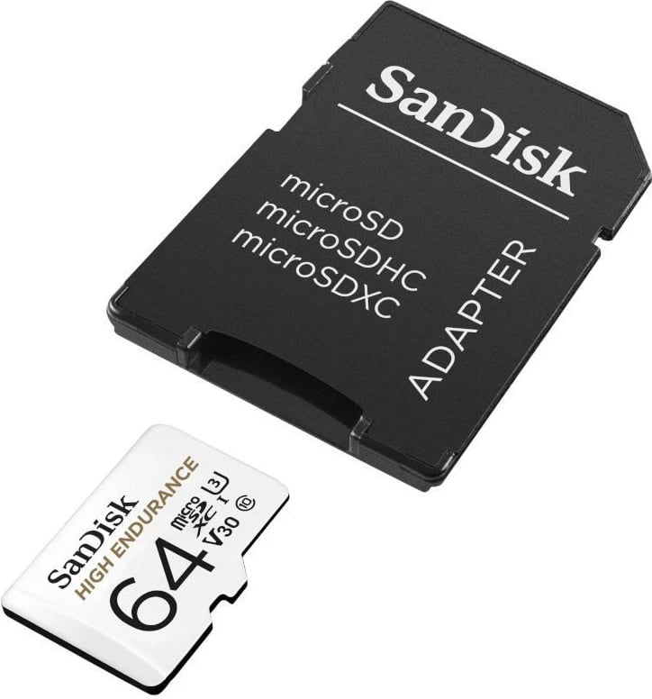 Kartë memorie SanDisk microSDXC V30, 64GB