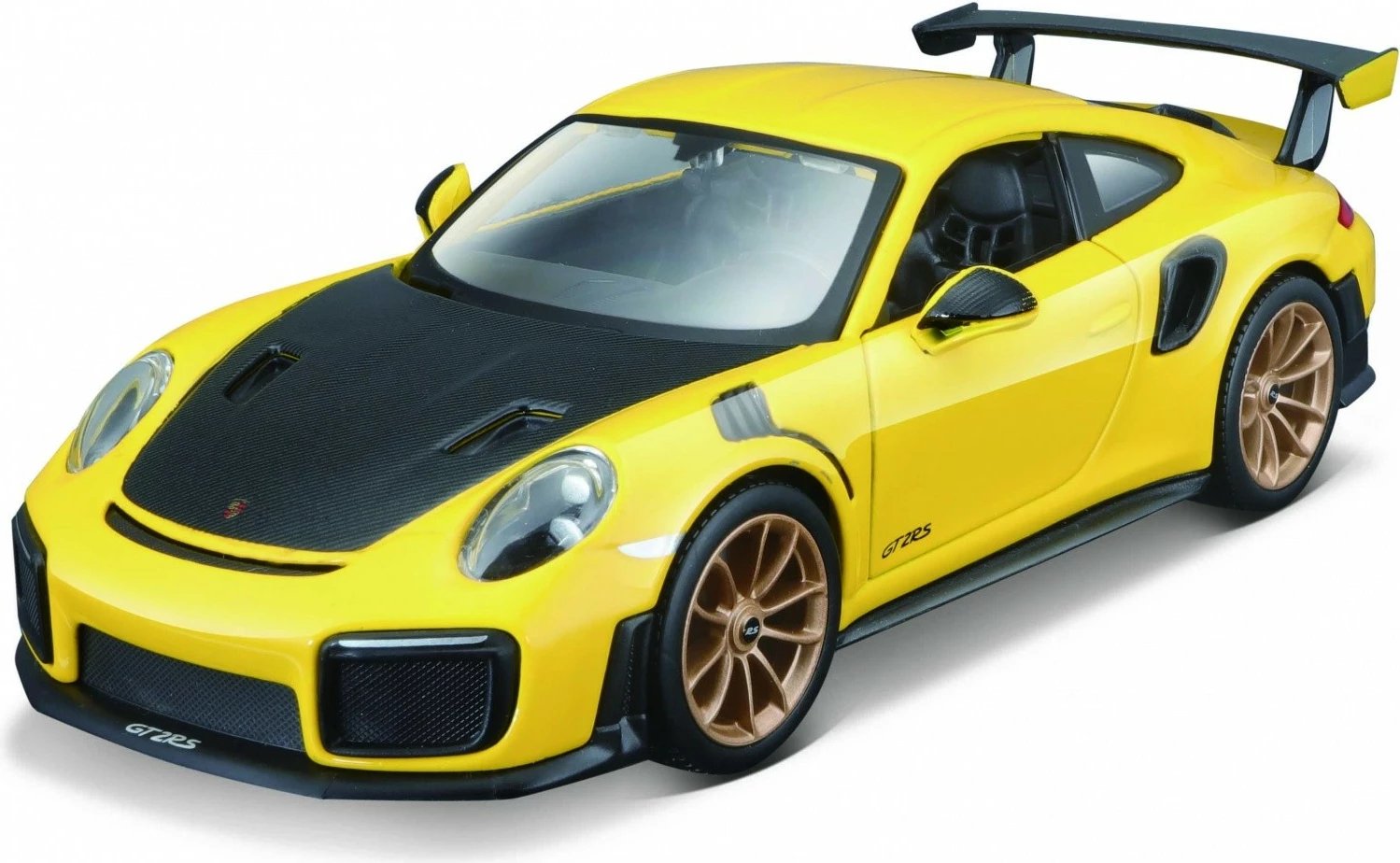 Model makine Porsche Maisto 911 GT2 RS, 1:24, plastikë, e verdhë/e zezë