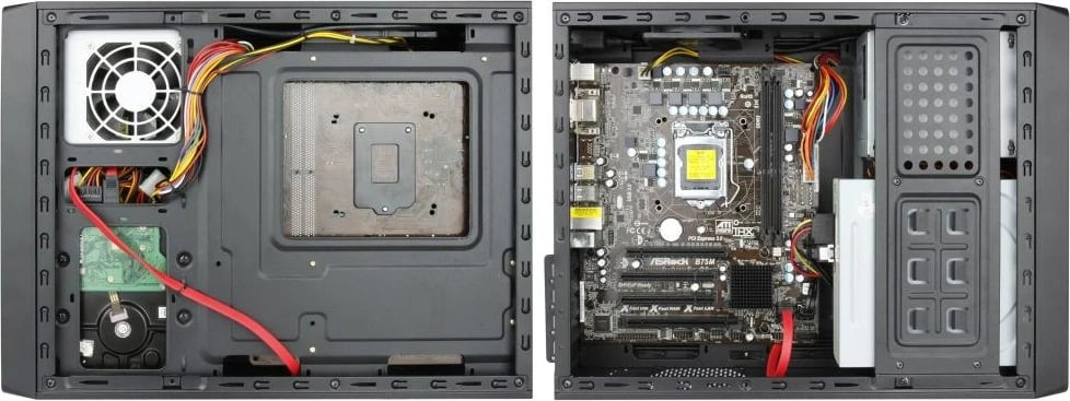 Kasë kompjuteri Chieftec UE-02B, 250 W, e zezë