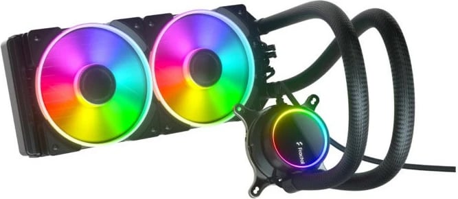 Ftohës uji all-in-one Fractal Design Celsius+ S24 Prisma, ARGB, 2x120mm, i zi