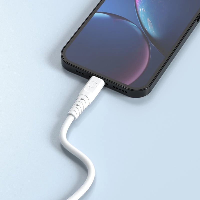 Kabllo USB në USB Type-C Dudao TGL3T, 1m, 6A, Bardhë