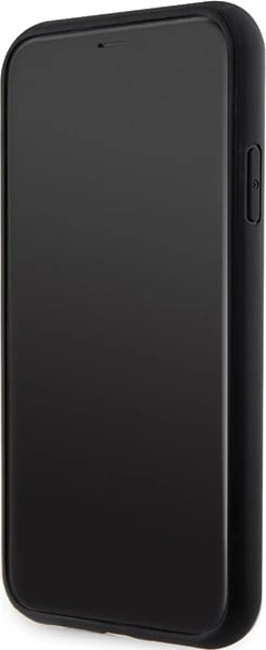 Mbështjellës Guess GUHMN61PSAHMCK për iPhone 11/XR, Saffiano MagSafe, i zi