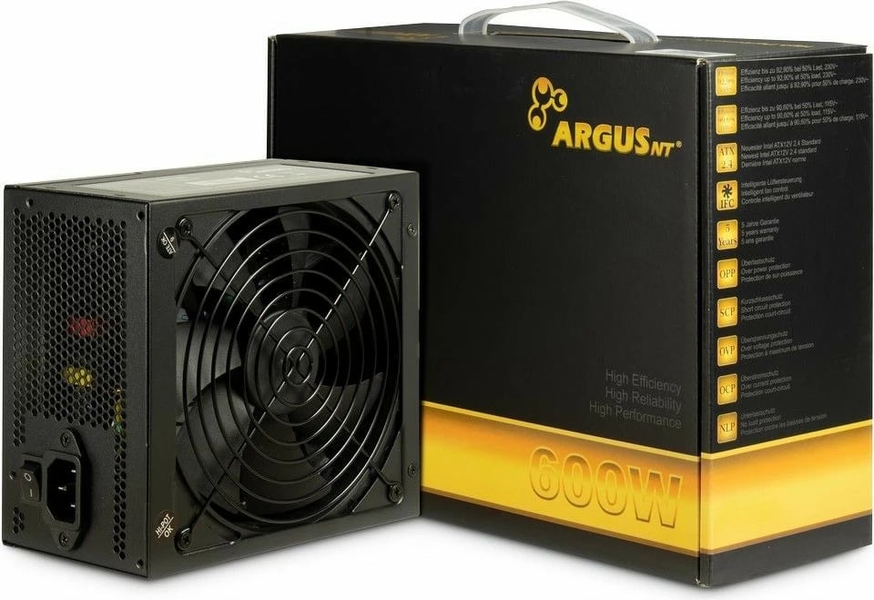 Furnizues energjie Inter-Tech Argus GPS-600, 600 W, 80 PLUS Gold