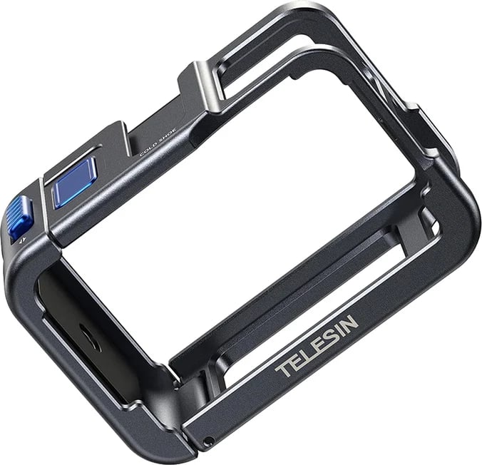 kasë metalike kamera, Telesin S6-FMS-13-TDJ, alumin, 54 g, për DJI Action 3/4/5