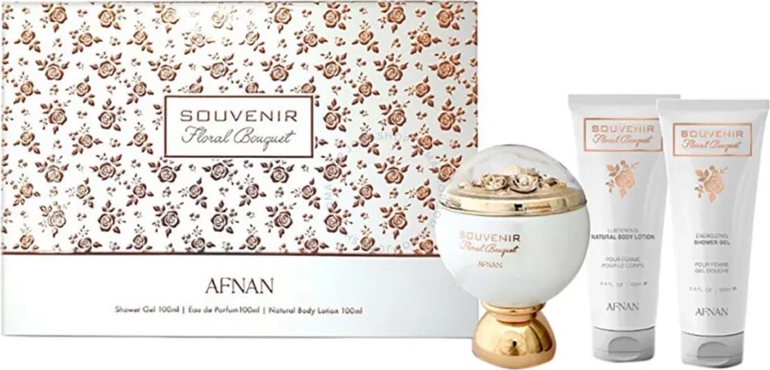 Set Eau de Parfum unisex AFNAN Souvenir Floral Bouquet 3x100ml