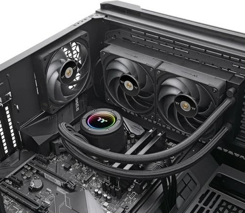 Ftohës me ujë për CPU Thermaltake Toughliquid 240 EX Pro ARGB, 2x120mm, bakër
