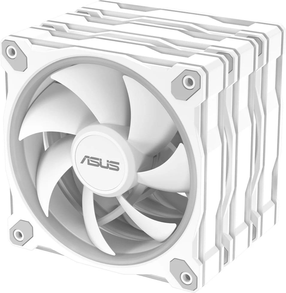 Set ventilatorë ASUS Prime MR120 Fan ARGB, 12 cm, për kasë, Bardhë, 3 copë Set ventilatorë ASUS Prime MR120 Fan ARGB, 12 cm, për kasë, Bardhë, 3 copë