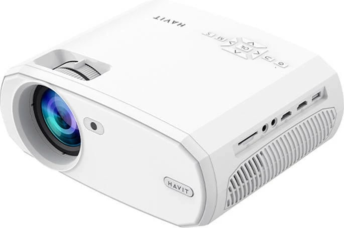 Projektor wireless Havit PJ202 PRO, 1920x1080p, Android TV 9.0, i bardhë