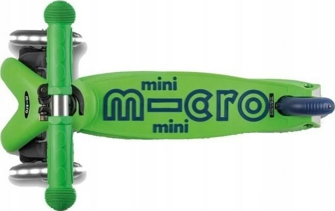 Skuter Micro Mini DELUXE LED, Gjelbër Blu