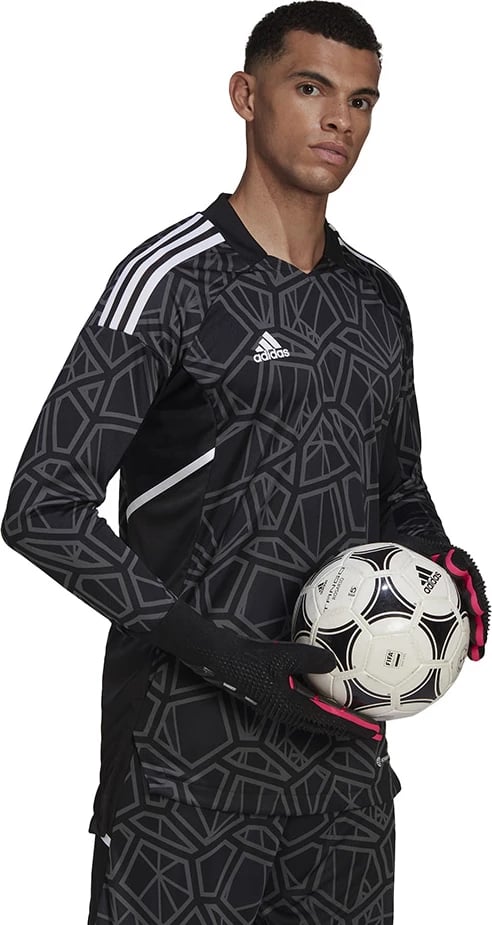 Fanellë portieri për meshkuj adidas, e zezë