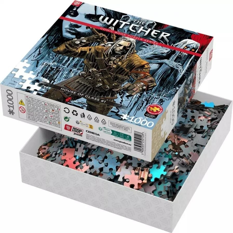 Puzzle Good Loot The Witcher House of Glass 1000 copa