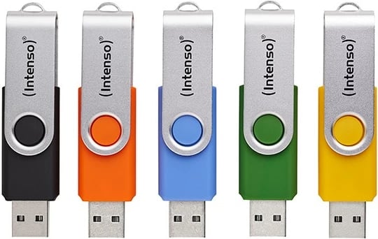 USB stick Intenso Office Line 256GB, 3.2, multipack x5, ngjyra të ndryshme