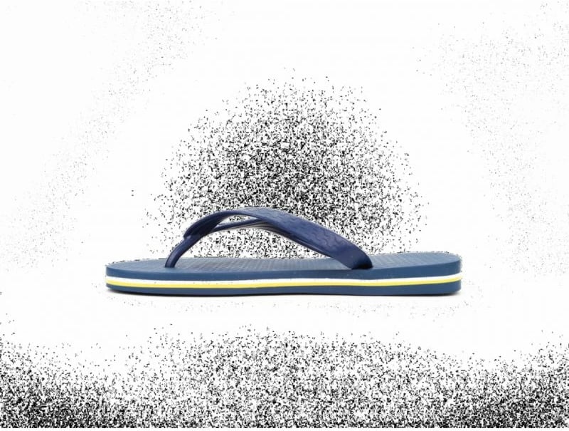 Flip-Flops Iguana për meshkuj dhe femra, të kaltra