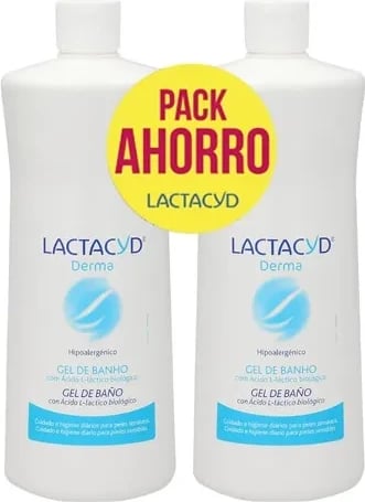 Gel për dush unisex Lactacyd Derma 2x1000ml